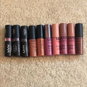 nyx matte lipstick/ butter gloss